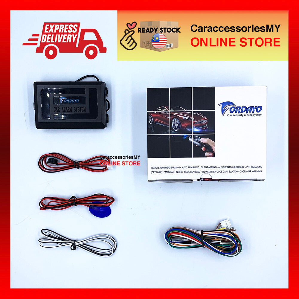 13Pin Universal Car Security Alarm System Fordayo universal car alarm 4118 car parts alarm replacement kunci unlock kereta