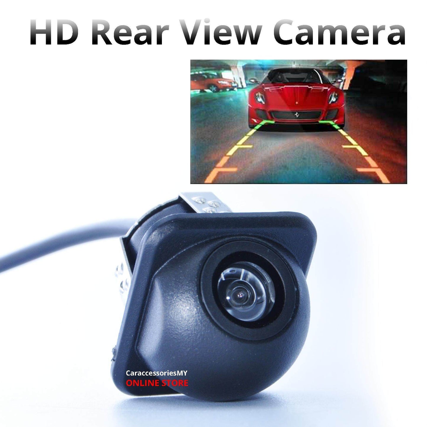 car reverse camera 170 Wide Angle HD Night Vision Car Rear View Camera Reverse Parking Camera