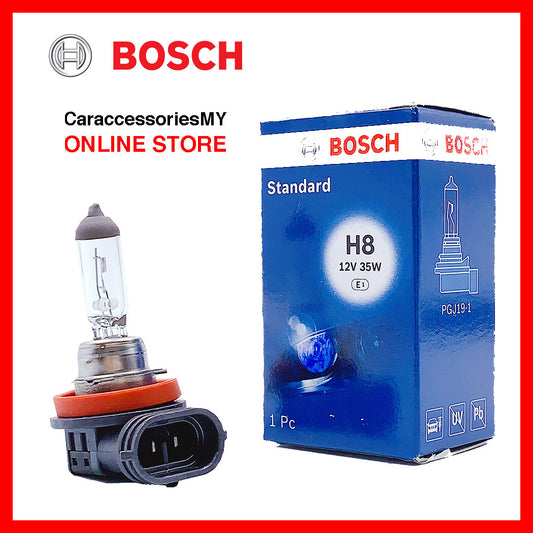 Original Bosch Bulb H8 12V 35W Headlights (100% Original) PGJ19-1 (1PCS) lampu kereta headlamp