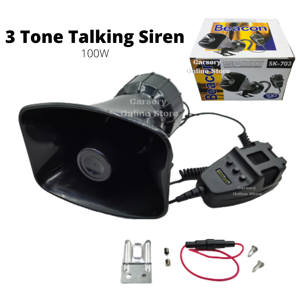 SAXO 3 tone Siren Microphone for automobile vehicle car SK703 car siren car loud speaker car beacon police mic