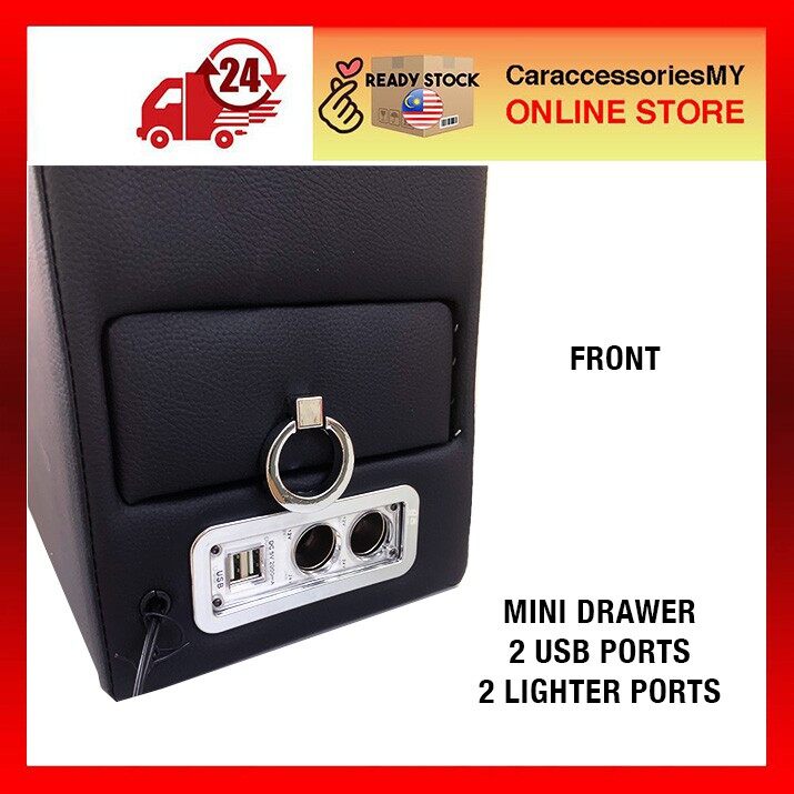 Nissan Serena C27 Center Console Storage Console Box PIANO BLACK ABS armrest organizers accessories