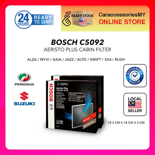 Bosch carbon cabin air filter honda jazz perodua myvi lagi best icon 2018 beeza alza suzuki swift sx4 c5092 aircond filter