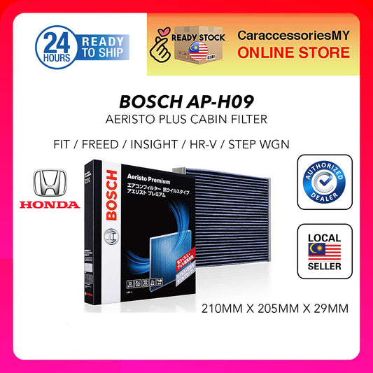 bosch aeristo premium cabin air filter for honda city fit freed cr-z hrv hr-v insight step wgn vezel aircond filter ap-h09