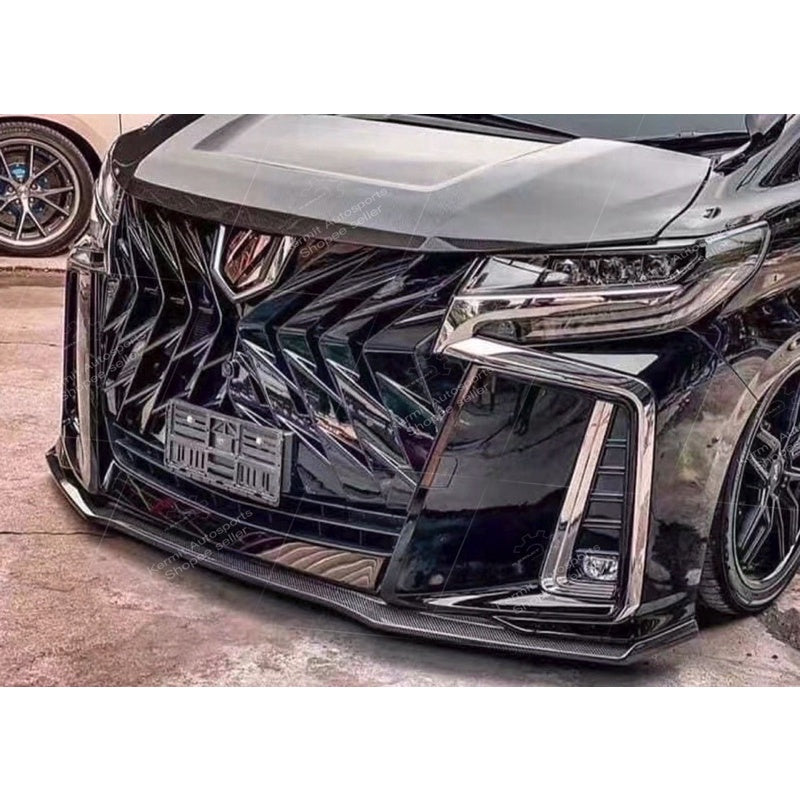 Toyota Alphard AGH30 2018-2020 Facelift WALD Front Grill Grille 魔鬼 Sarung Goemon Type Monster Grill V2