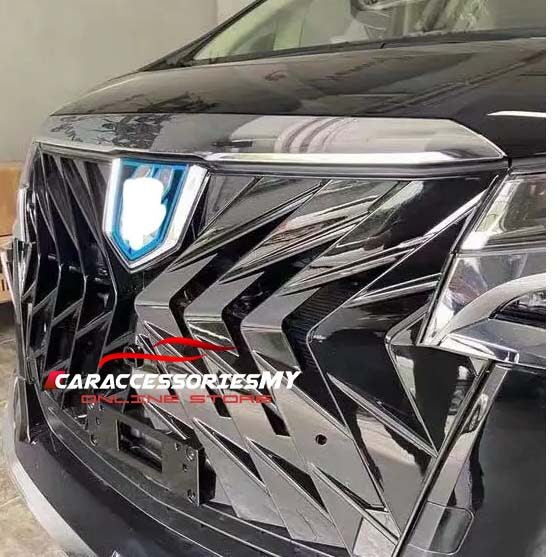Toyota Alphard AGH30 2018-2020 Facelift WALD Front Grill Grille 魔鬼 Sarung Goemon Type Monster Grill V2