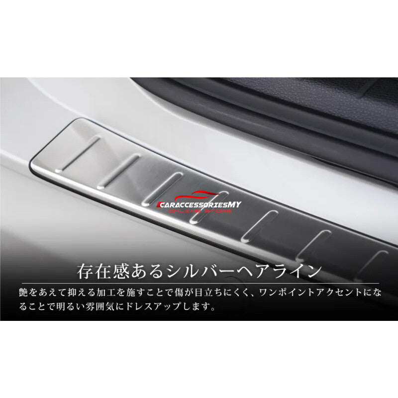 Toyota Noah Voxy R90 2022 rear bumper guard chrome trim garnish protector