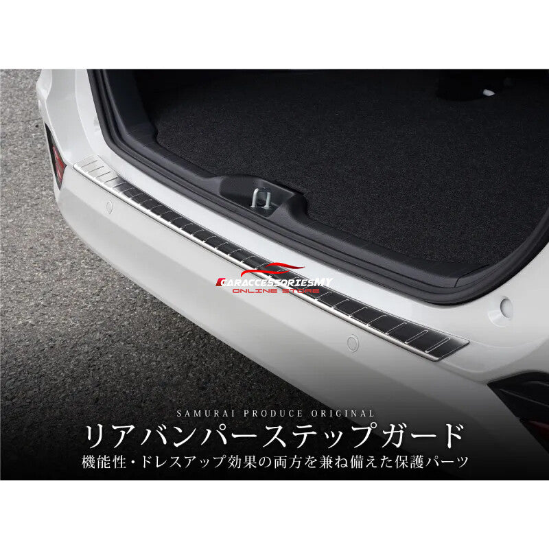 Toyota Noah Voxy R90 2022 rear bumper guard chrome trim garnish protector