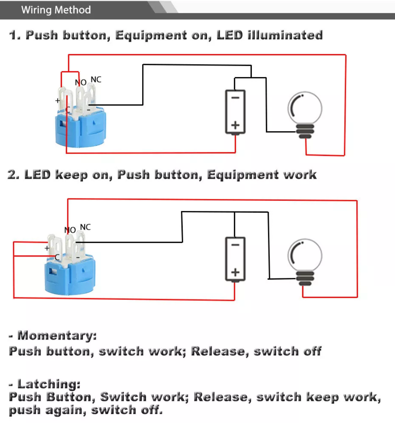 16mm latching Car Switch ON/Off button Waterproof Stainless Steel Metal Round with Blue LED Angel Eye + Power Indicator car accessories switch replacement