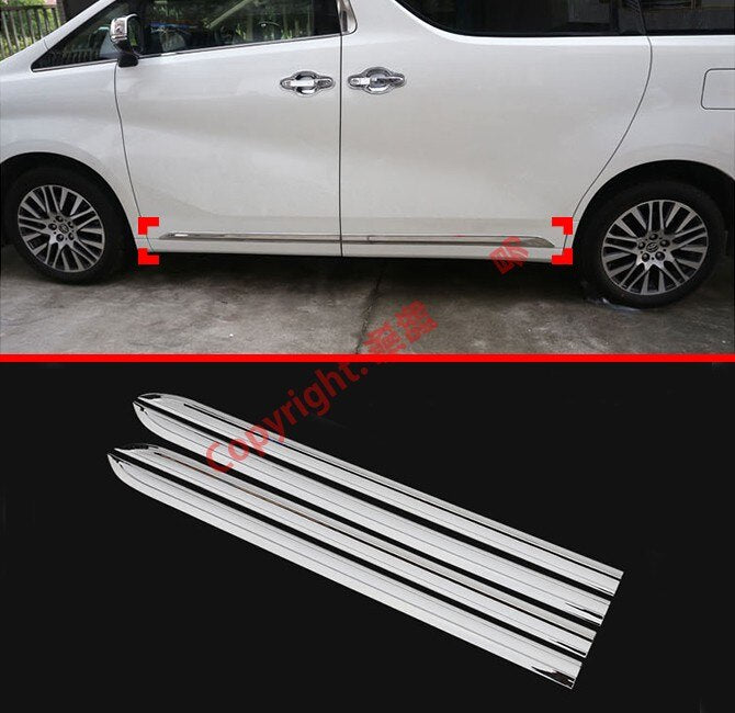 Toyota Alphard Vellfire AGH30 Side Door Moulding Chrome Trim YH487