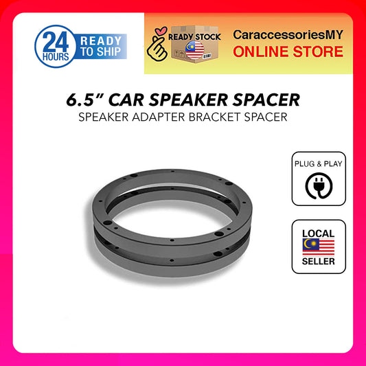 1Pair 6.5 inch Car Audio Speaker Spacer Adapter Refitting Mat bracket spacer universal perodua proton alza myvi axia