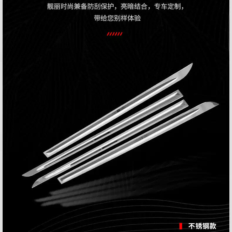 Toyota Alphard Vellfire AGH30 ANH30 2015 Side Door Moulding Panel Lower Garnish Stainless Steel Chrome Trim Body Lining