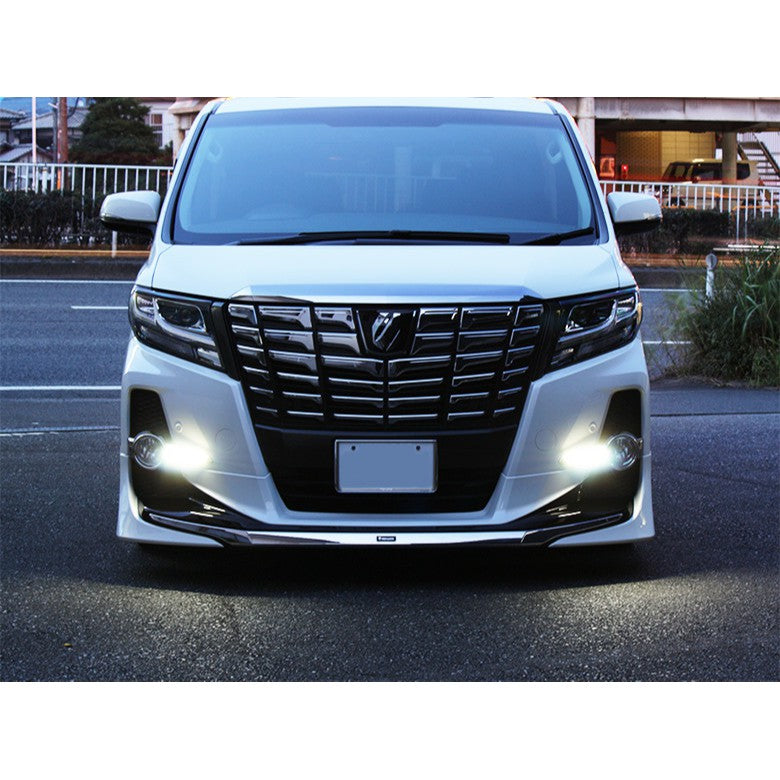 Toyota Alphard ANH30 2015-2018 GS (Aero Bumper Suspension) Fog Lamp Cover Chrome DRL LED Running Day Light