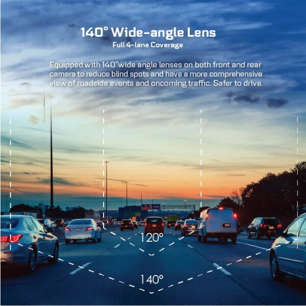 Marbella KR9S+ 2CH FHD 1080P Front Back WIFI Dashcam car dvr parking recorder camera made in korea