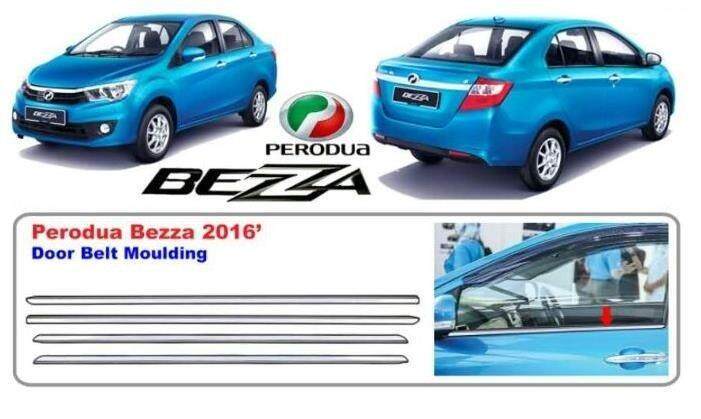 Perodua Bezza Chrome Door Belt Moulding for Bezza car bezza car accessories