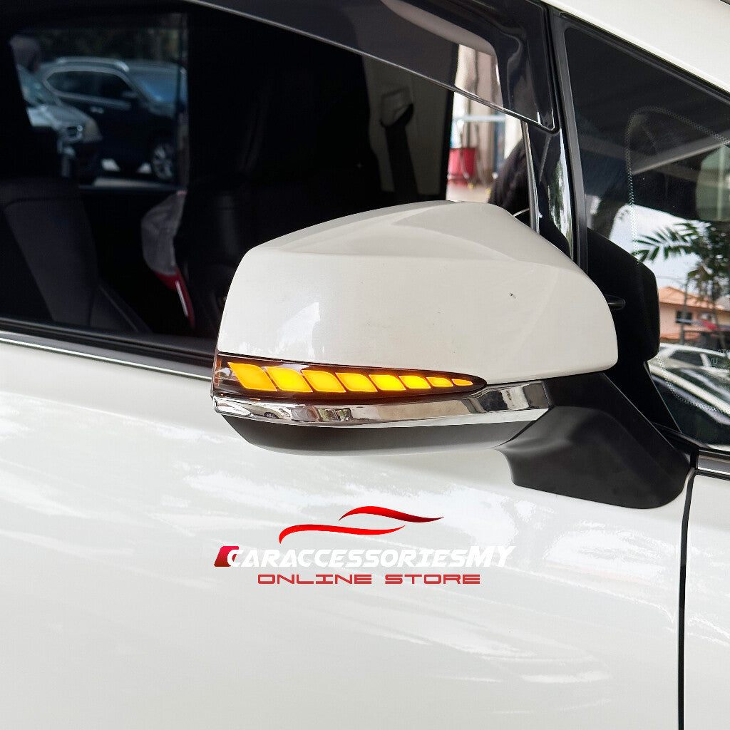Toyota Alphard Vellfire AGH30 2015-2019 Side Mirror DRL Running Water Turn Signal Daytime Welcome Open Door Light