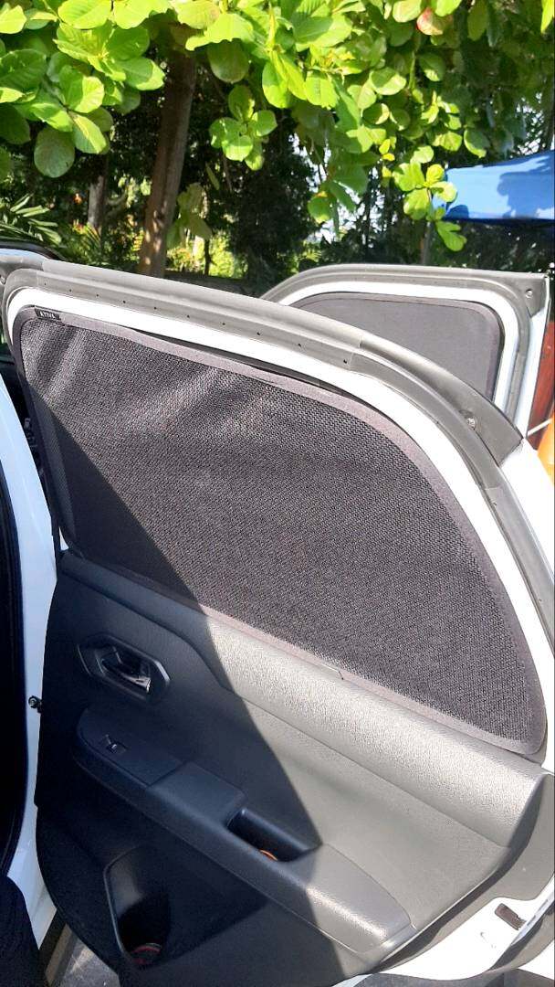 Perodua Ativa magnetic sunshade car UV protection window shade sun shields 4pcs