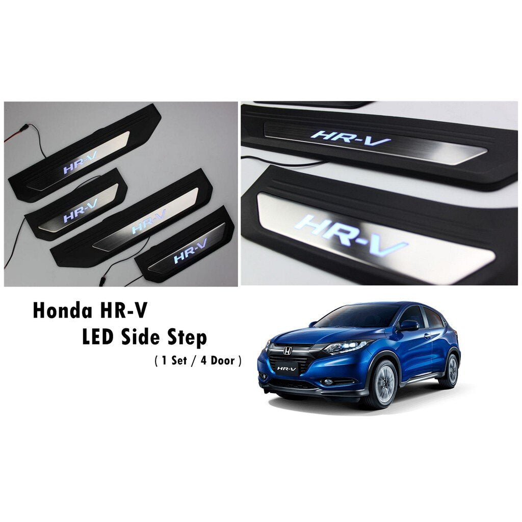 Honda HR-V 2015 hrv side sill plate led door steps hrv led running steps