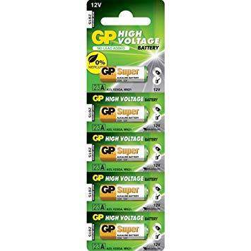 Original GP Akaline Battery 12V 23A/Car Remote Battery -5pcs