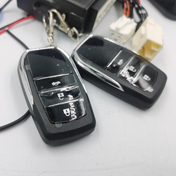 Toyota Camry 2.4 2003-2007 Car alarm with siren + bypass immo socket OEM PLUG & PLAY SYSTEM keyless entry remote