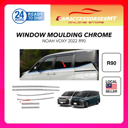 Toyota Noah Voxy R90 2022 door belt moulding window moulding chrome cover
