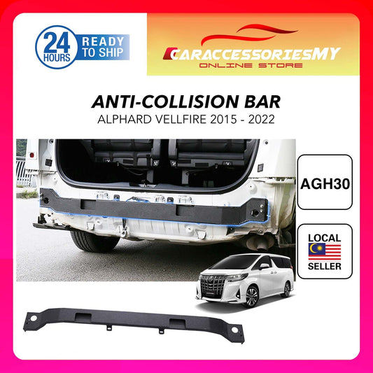 Toyota Alphard Vellfire AGH30 2015-2021 Steel Material Rear Bumper Anti-Collision Beam Safety Bar