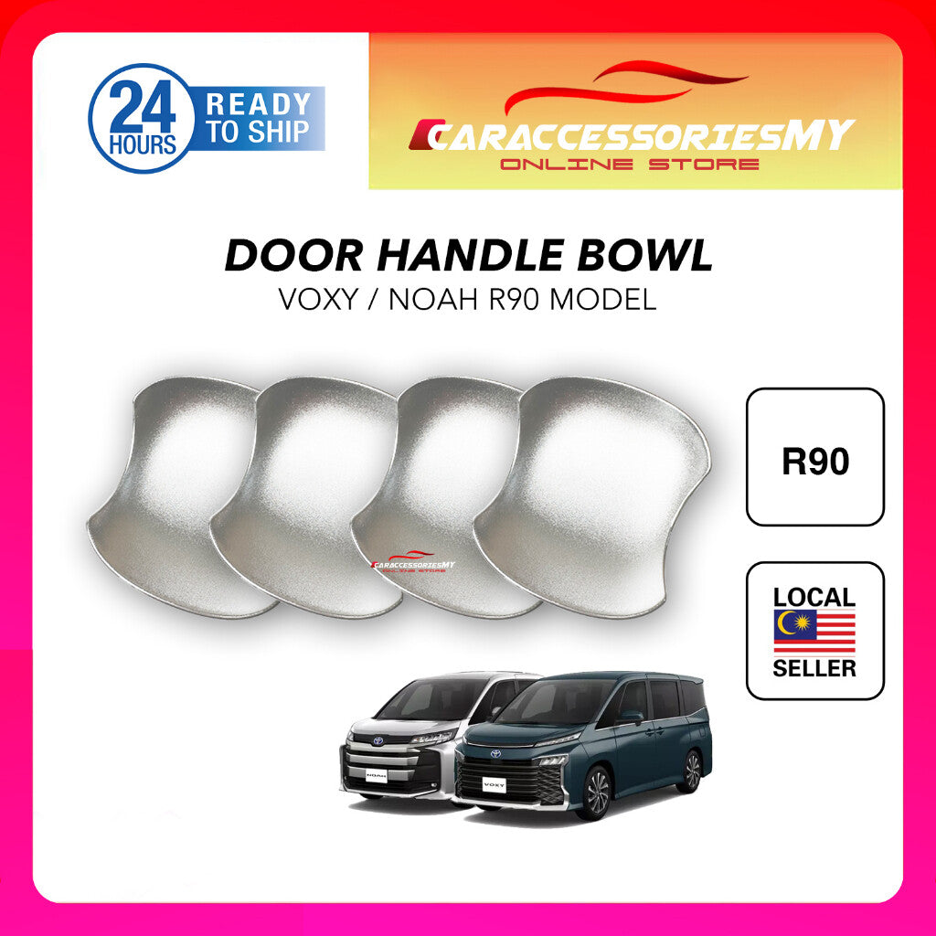 Toyota Noah Voxy R90 2022 exterior door handle inner bowl anti scratch chrome trim matte