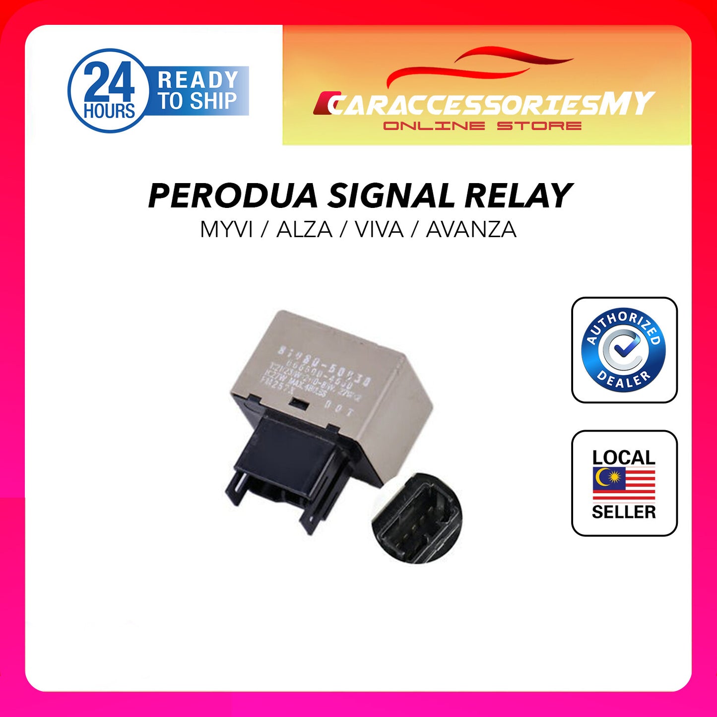 Signal Relay Perodua Myvi Lagi Best Viva Alza Avanza turn signal light hilux vios flasher unit