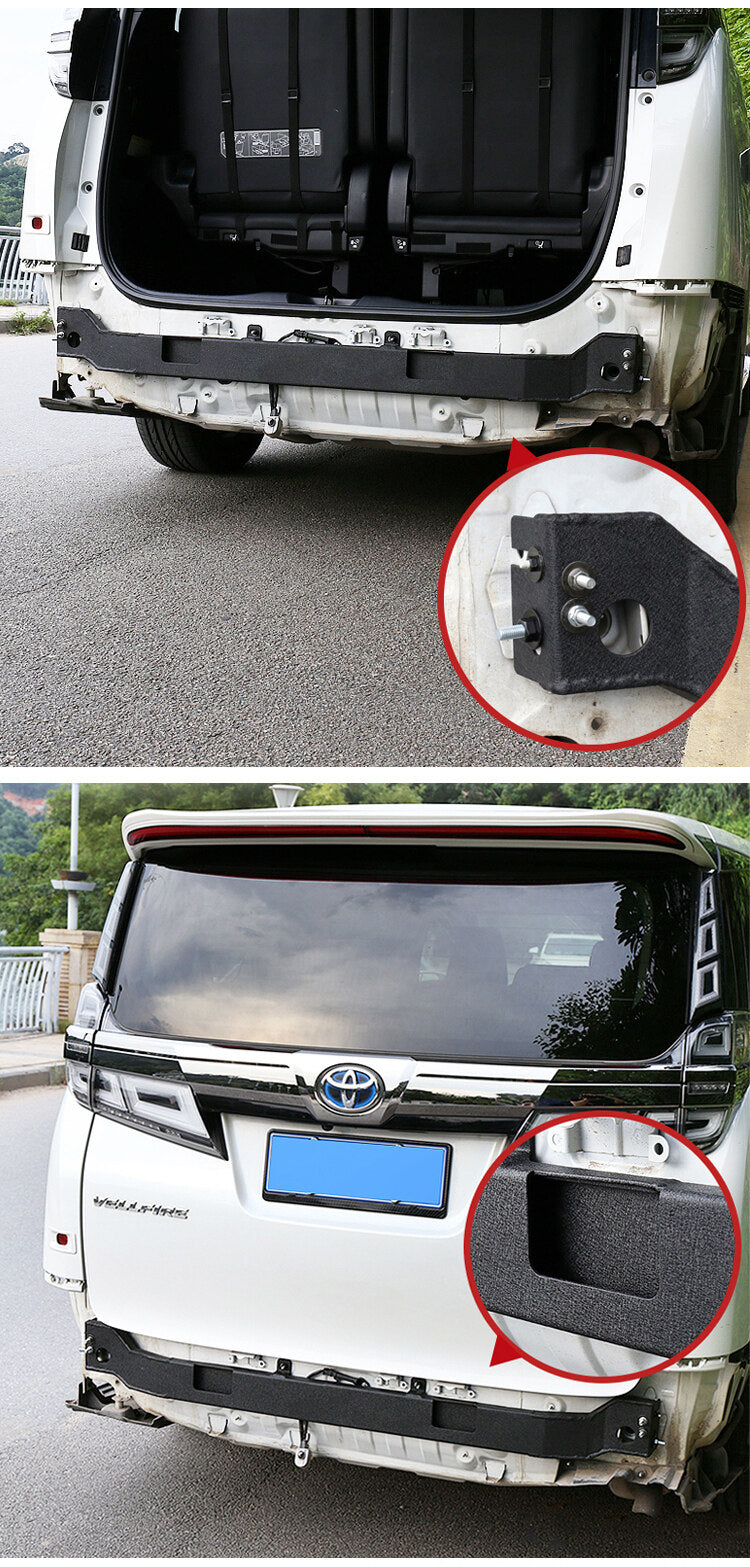 Toyota Alphard Vellfire AGH30 2015-2021 Steel Material Rear Bumper Anti-Collision Beam Safety Bar