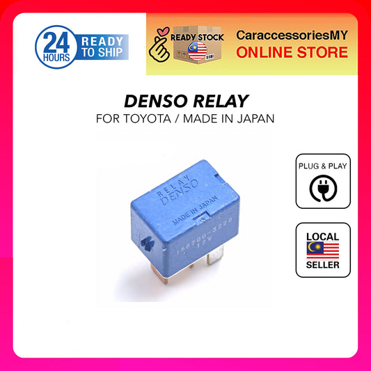 Toyota denso relay made in japan 4 pin 12v 90987 - 02027 156700 - 2870 power relay original perodua