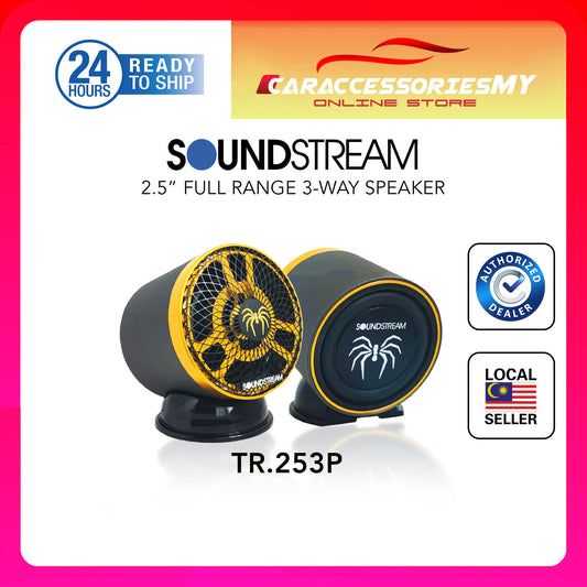 Soundstream Troupe Collection 2.5 inch Full Range Speaker 3-Way Speaker TR.253P tr253p dashboard speakers