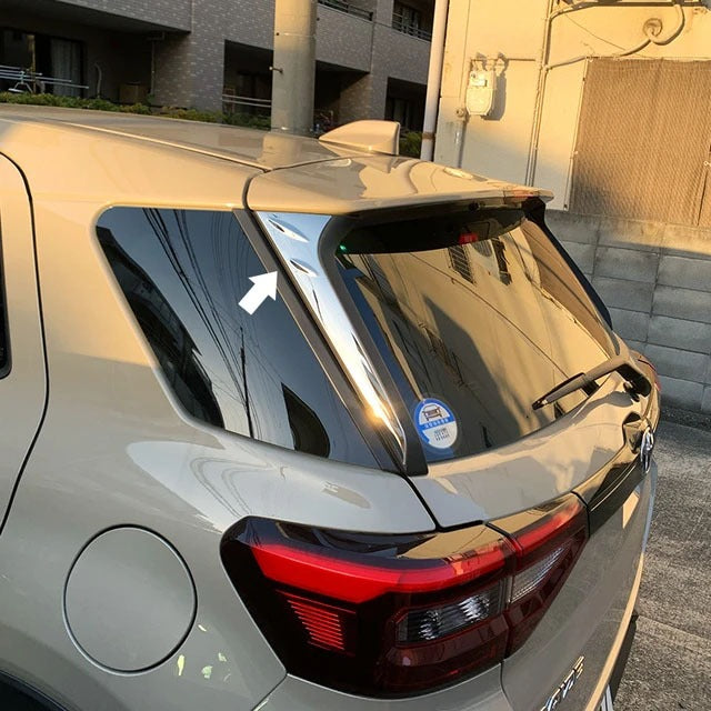 Perodua Ativa Rear Spoiler Garnish Chrome Trim Accessories Body Kit Exterior Back Trunk Bonnet Window Protector Rocky