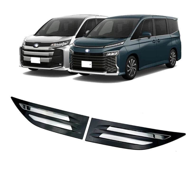 Toyota Noah Voxy R90 2022 rear number license plate frame cover chrome accessories exterior