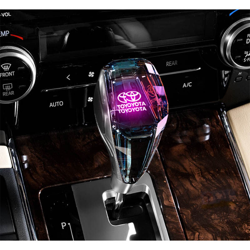 Toyota Alphard Vellfire AGH30 ANH20 Lexus Estima Land Cruiser Harrier Car 5D Diamond Gear Shift Knob LED Automatic