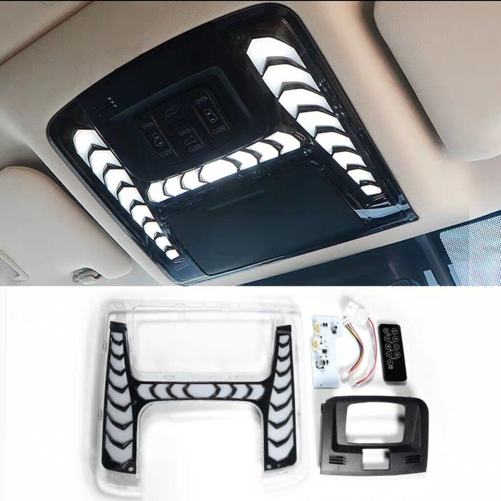 Toyota Alphard Vellfire AGH30 Interior Roof Indoor Ambient Reading Lamp Driver Front Seat Reading Light Interior Front Light Dashboard LED 丰田埃尔法威尔法内饰阅读灯
