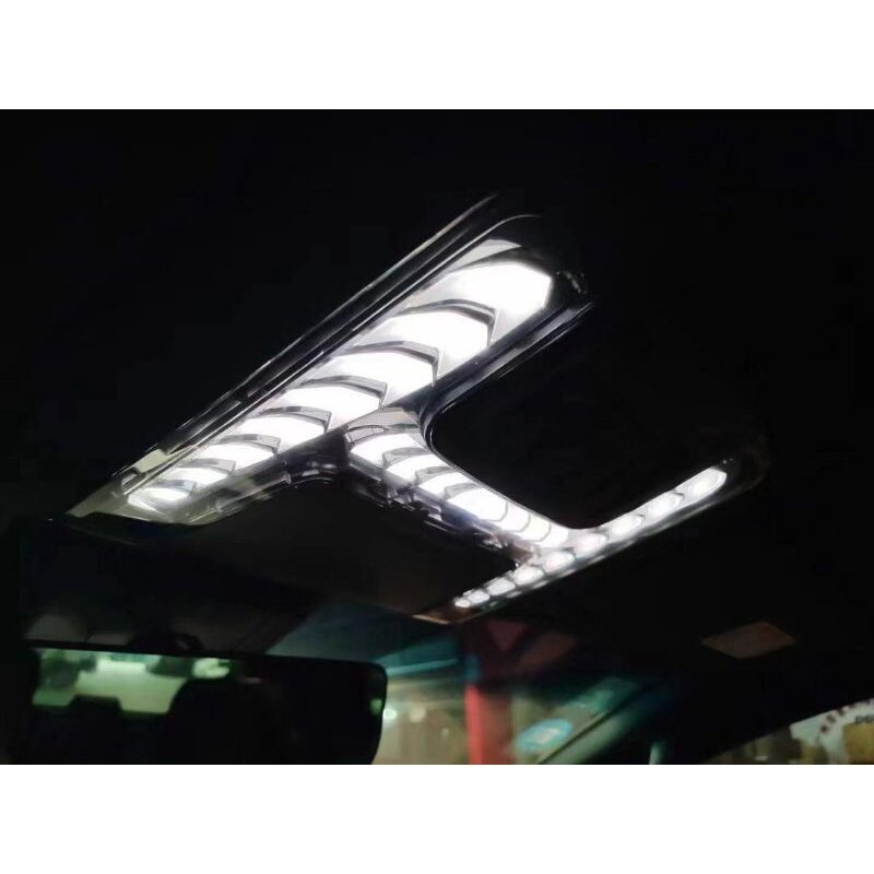 Toyota Alphard Vellfire AGH30 Interior Roof Indoor Ambient Reading Lamp Driver Front Seat Reading Light Interior Front Light Dashboard LED 丰田埃尔法威尔法内饰阅读灯