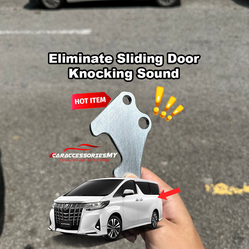 Toyota Alphard Vellfire AGH30 Door Damper Eliminate Remove Kok Kok Knocking Sound Door Spacer Silent Rear Sliding Door