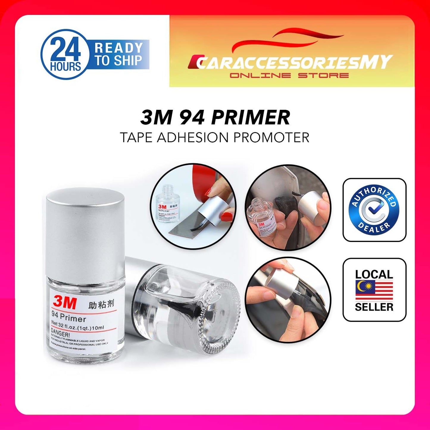 Ori 10ml Promoter For Double Side Acrylic Tape Adhesive Helper Stronger Durable Lasting Nano Tape 助粘剂