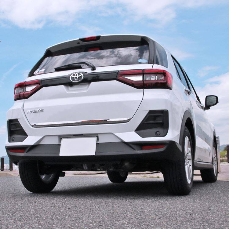 Perodua Ativa rear trunk bumper guard chrome garnish luggage boot door protector tail trim accessories exterior