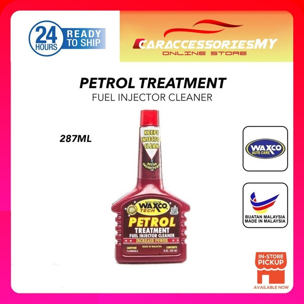 Waxco tech Petrol Treatment Fuel Injector Cleaner - 287 ml