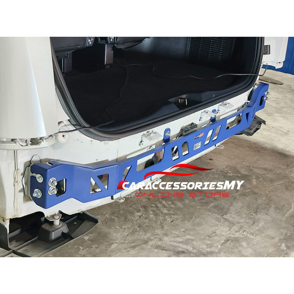 Type One Toyota Alphard Vellfire AGH30 Rear Bumper Anti Crash Bar Safety Carbon Steel Anti Collision Beam