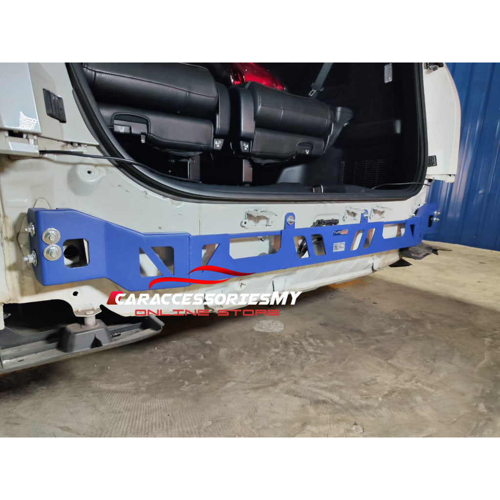 Type One Toyota Alphard Vellfire AGH30 Rear Bumper Anti Crash Bar Safety Carbon Steel Anti Collision Beam