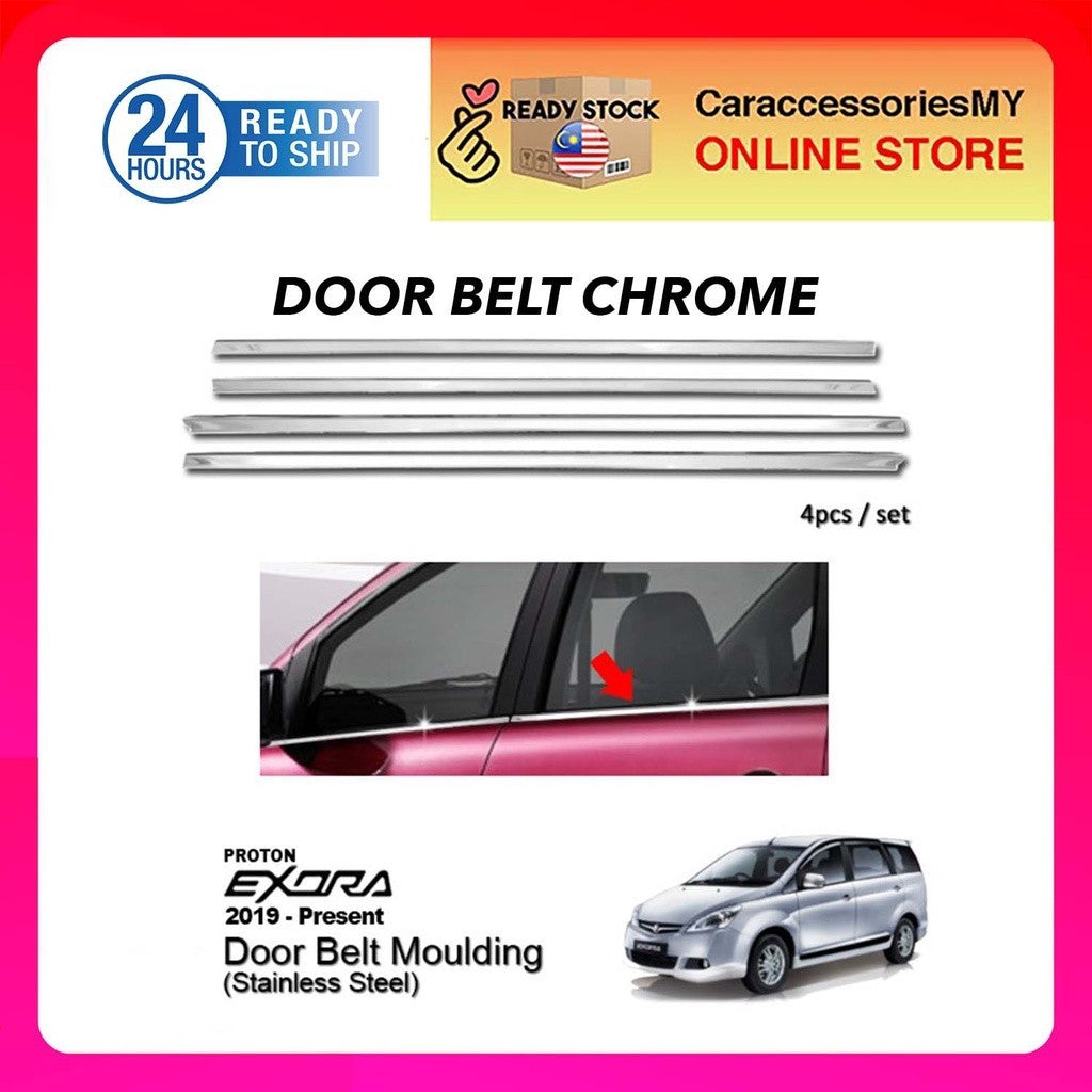 Proton Exora Chrome Window Trim/Lining/Door Belt Moulding