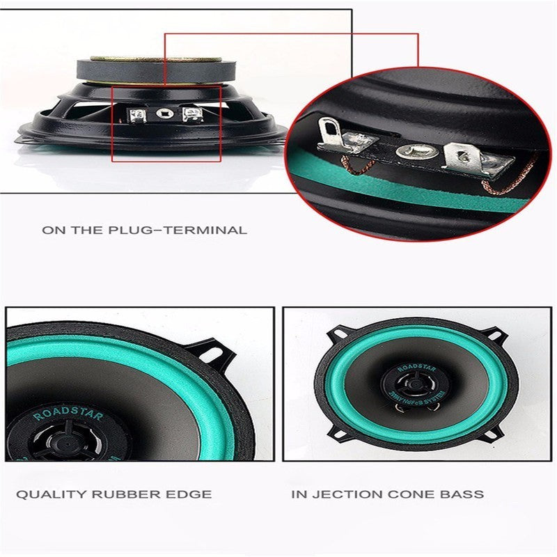4 Inch Car Speaker Hifi Coaxial Full Range Bubble Gum Edge Audio Loud 10cm vo402 speker kereta dashboard
