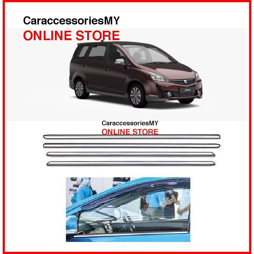 Proton Exora Chrome Window Trim/Lining/Door Belt Moulding