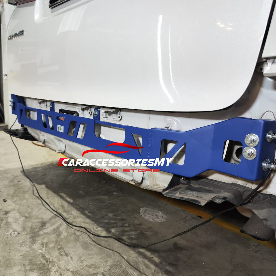 Type One Toyota Alphard Vellfire AGH30 Rear Bumper Anti Crash Bar Safety Carbon Steel Anti Collision Beam