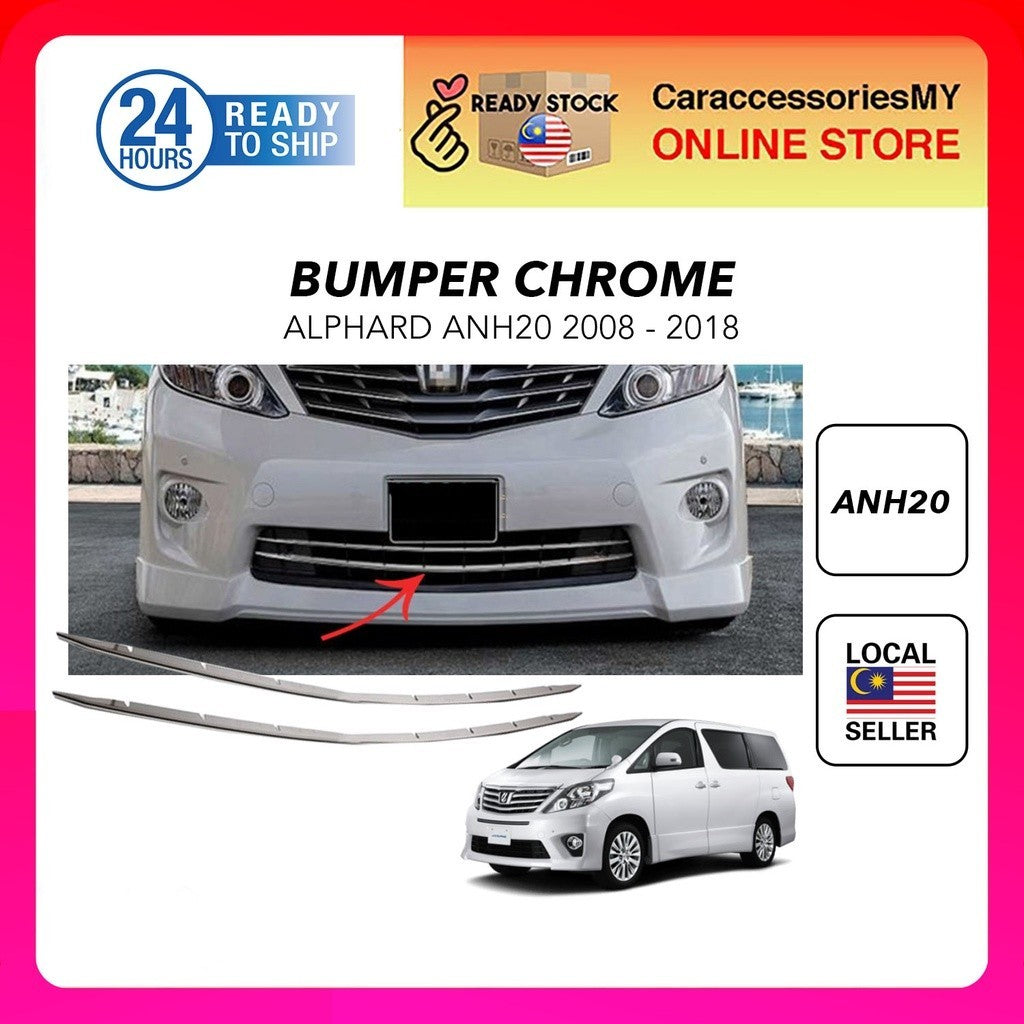 Toyota Alphard ANH20 Series 2012-2014 front bumper chrome TA319
