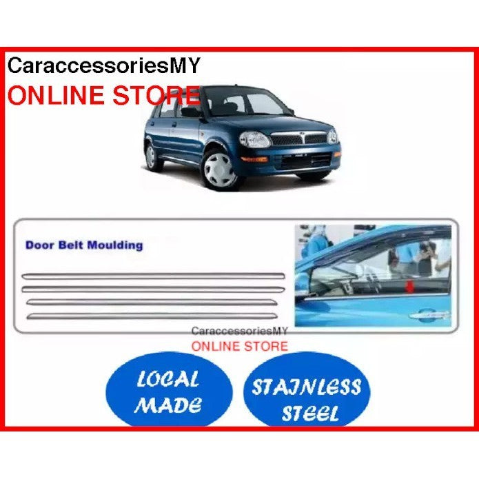 Produa Kelisa Chrome Window Trim/Lining/Door Belt Moulding