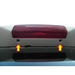 Toyota Alphard 2008 ANH10 Estima ACR30 Old LED Spoiler Third 3rd Brake Light Lamp (Red Lens)