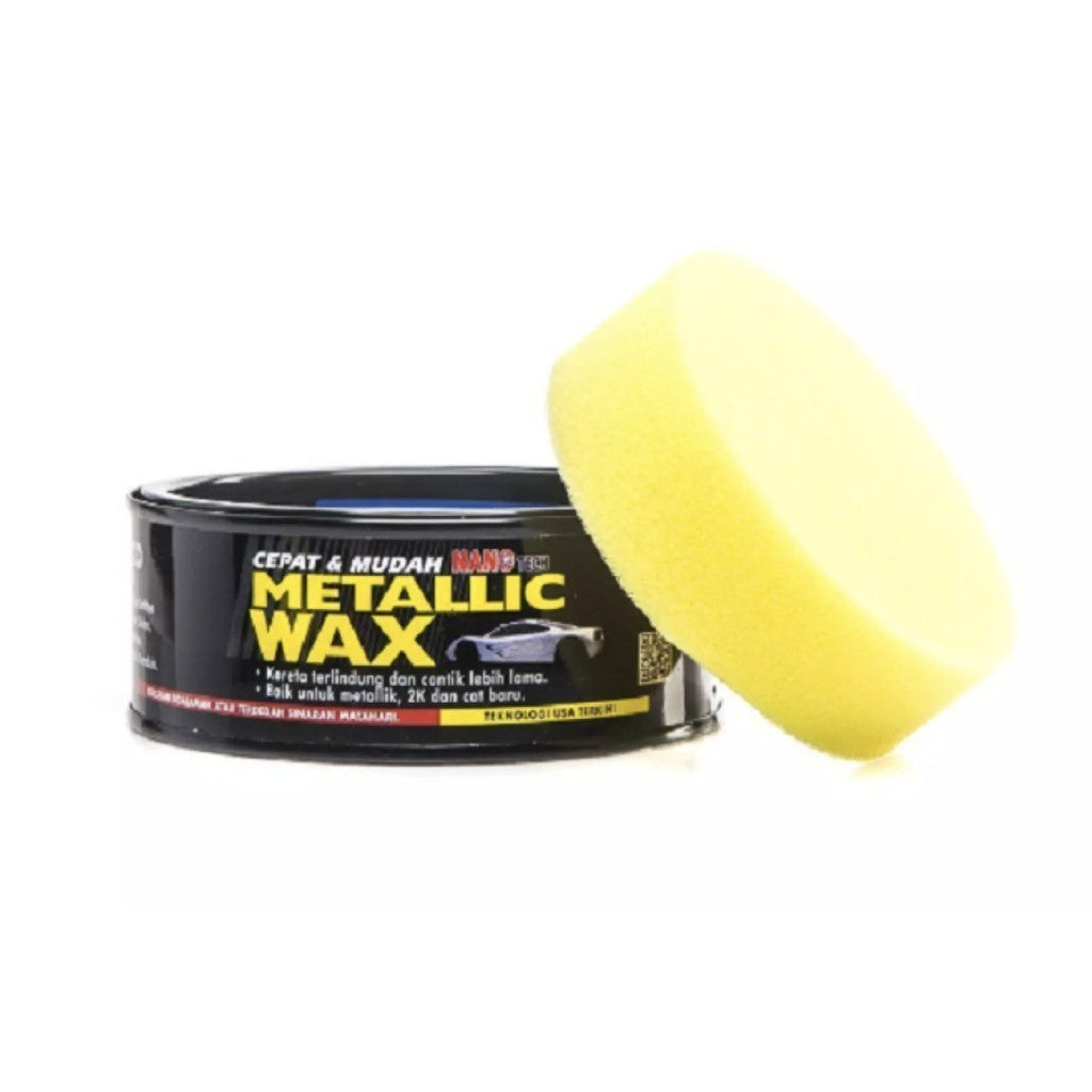 Waxco Car Metallic Wax 320g nano tech made in malaysia auto car care kilat kereta coating shine berkualiti car wax kit