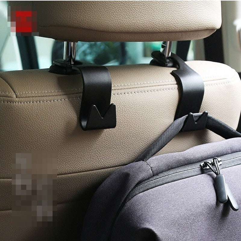 2 pcs Car Seat Back Trunk Bag Hanger Holder Auto Headrest Luggage Hook 3R-2118